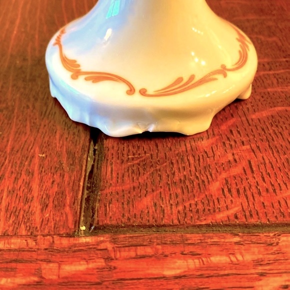 PRICE ⬇️ Porcelain Limoges France single candlestick. Its name Derhoulieves. - Picture 8 of 11